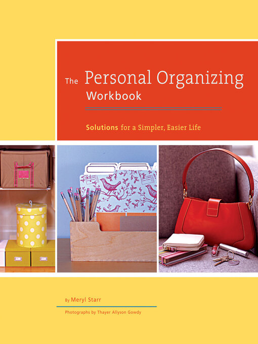 Title details for The Personal Organizing Workbook by Meryl Starr - Wait list